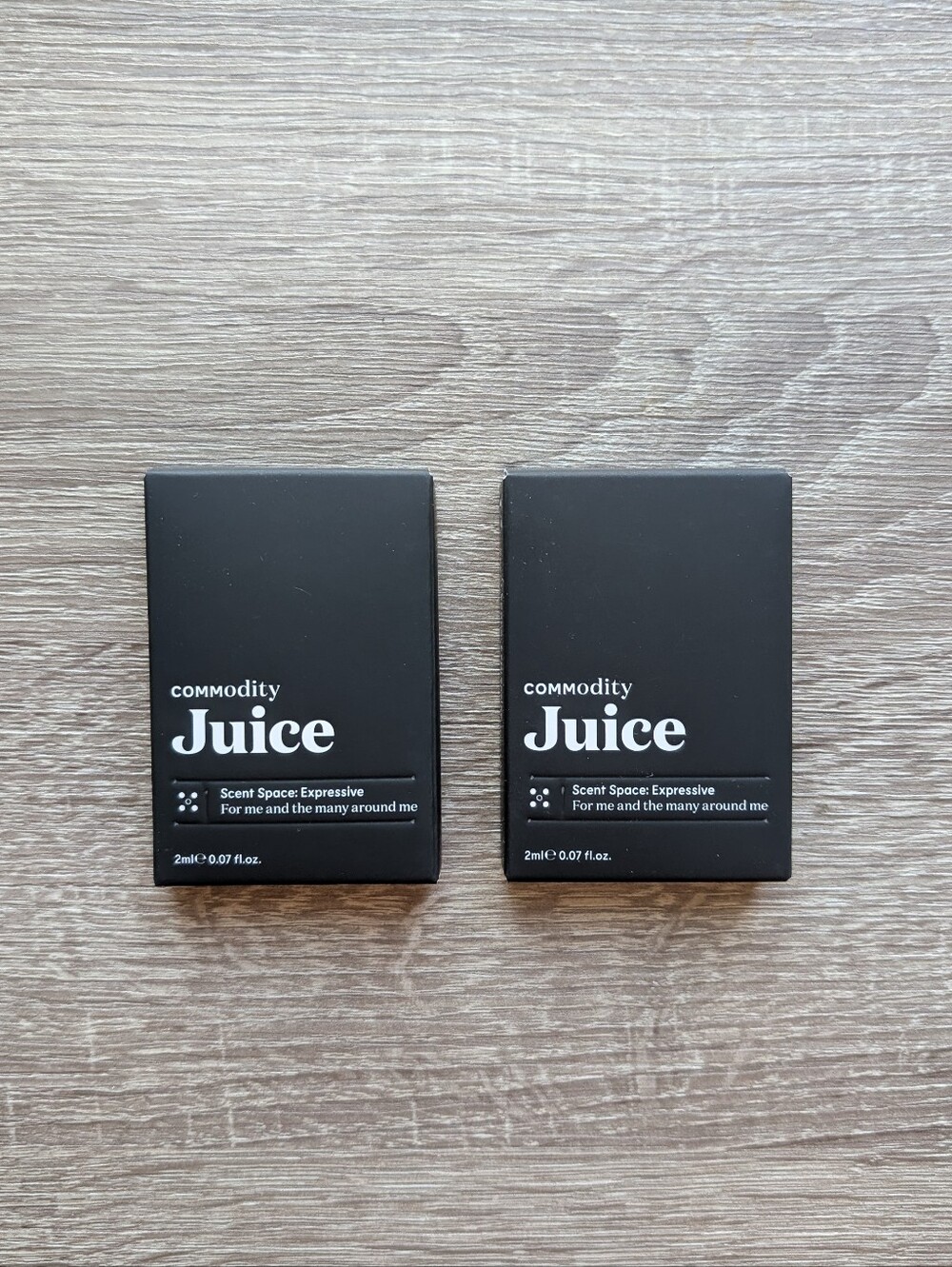 SALE! 🆕 COMMODITY JUICE SCENT SPACE : EXPRESSIVE 2x2ml NIB $19 VALUE!